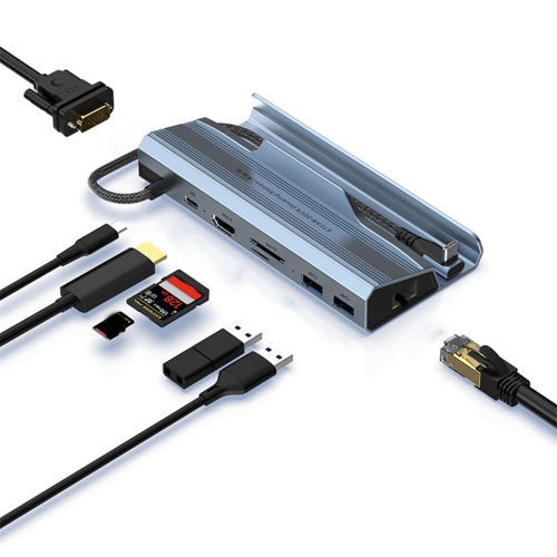 Shunt HUB hosszabbító C típusú USB3.0 dokkolóállomás 2