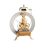 Small Table Clock Metal Vintage Clocks Gold 5