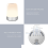 Touch Wake Up Night Light with Sunrise Simulation Alarm Clock 9