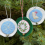 Jolly and Bright Hand Embroidery Ornaments Kit 5