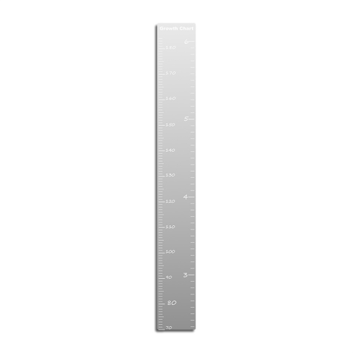 Children'S Height Chart Mirror Room Wall Decoration 1
