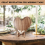 Wedding Guestbook Heart-Shaped Bracket Pastoral Storage Box 7