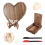 Wedding Guestbook Heart-Shaped Bracket Pastoral Storage Box 4