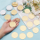 50 Pcs Mini Acrylic Mirror Tiles Self Adhesive 5