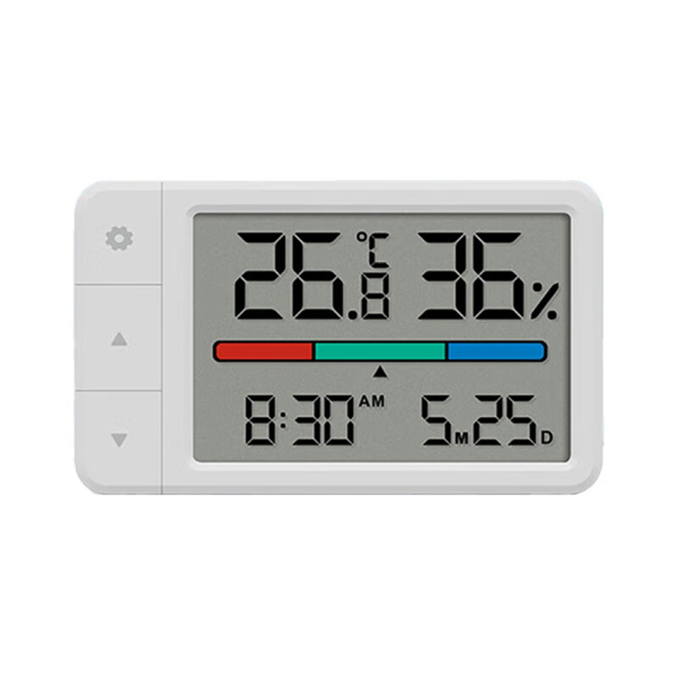 Kepptory Intelligent Thermometer Hygrometer Meter Multi Function Clock Digital