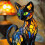 CAT for Night Stands Table Lamps, Stained Resin Tabletop Light 3