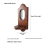 Wall Mirror with Shelf Aromatherapy Candlestick Holder Hanging Decor 8