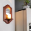 Wall Mirror with Shelf Aromatherapy Candlestick Holder Hanging Decor 6
