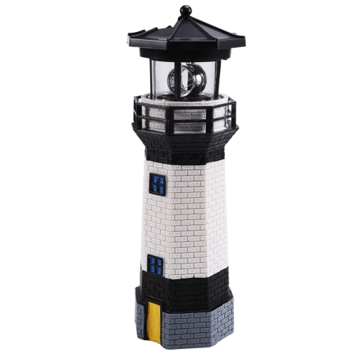Led Solar Rotating Lighthouse Outdoor Garden Decorative Light,A 2