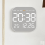 Electronic Wall Clock Wall-mounted Digital LED Clocks White 3