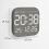 Electronic Wall Clock Wall-mounted Digital LED Clocks White 4