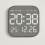 Electronic Wall Clock Wall-mounted Digital LED Clocks White 7