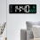 Large Digital Wall Clock Remote Control Temp Date Table 1