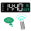 Large Digital Wall Clock Remote Control Temp Date Table 8