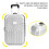 Baby Suitcase Toy Cute Plastic Rolling Suitcase 13