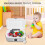 Baby Suitcase Toy Cute Plastic Rolling Suitcase 14