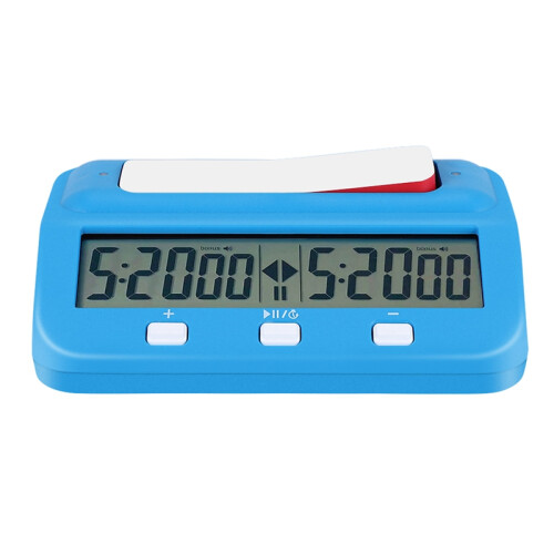 Chess Digital Clock and Game Timer, Portable (Blue) 2