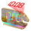 Projection Alarm Clock, Gold 1