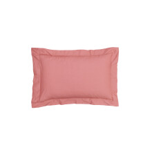 100% Cotton Elegant Oxford Pillowcases - Dark Rose