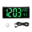 LED Digital Wall Clock, Large Digits Display,Indoor Office Green 3