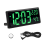 LED Digital Wall Clock, Large Digits Display,Indoor Office Green 4