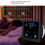 Bathroom Waterproof Wall Clock Shower Clocks Timer Black 3