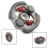 2-taktmotor puur titanium koppelingsblok accessoires 6