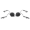 Helm Fast Rail Mounts Headset Adapter Houder Set - Zwart 4