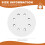 Soft Density Interface Pads 8 Holes Hook and Loop Sponge Cushion 9