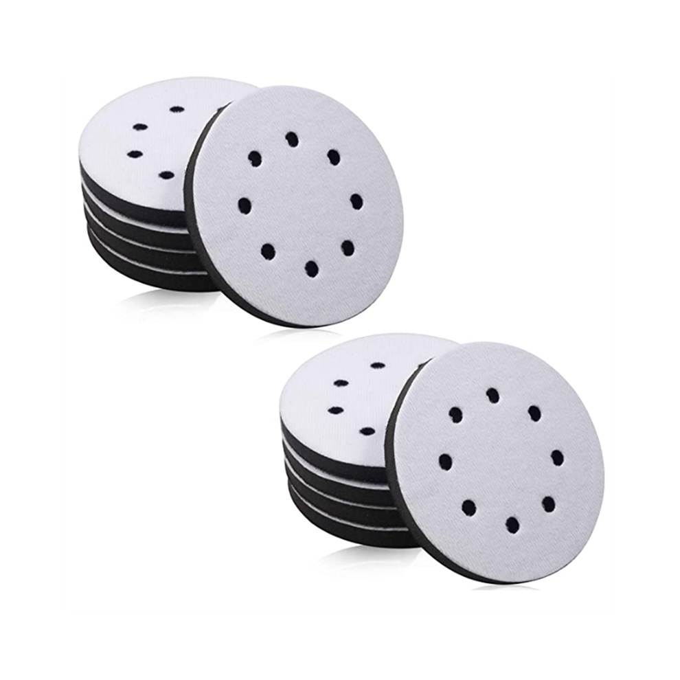 Soft Density Interface Pads 8 Holes Hook And Loop Sponge Cushion 4853635842547