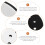Soft Density Interface Pads 8 Holes Hook and Loop Sponge Cushion 10