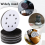 Soft Density Interface Pads 8 Holes Hook and Loop Sponge Cushion 5