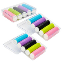 Cosmetic Sponges for Makeup and Nail Art - 30pcs Soft Reusable Sponge Brush Heads for Dotting Pen and Detailing