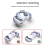 For 3 Air Circulation Fan Decompression Face Cover 9