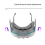 For 3 Air Circulation Fan Decompression Face Cover 4