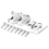 22mm Handle Riser Bar Kit Silvery 2