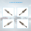 4PCS Car Spark Plugs for 6