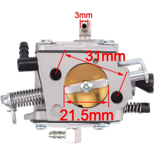 TS400 Carburetor for 400 Cut-Off Saw Replace 2