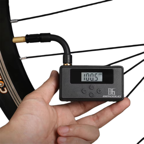 Bandenpomp Elektrische luchtpomp met LED digitale drukmeter 2
