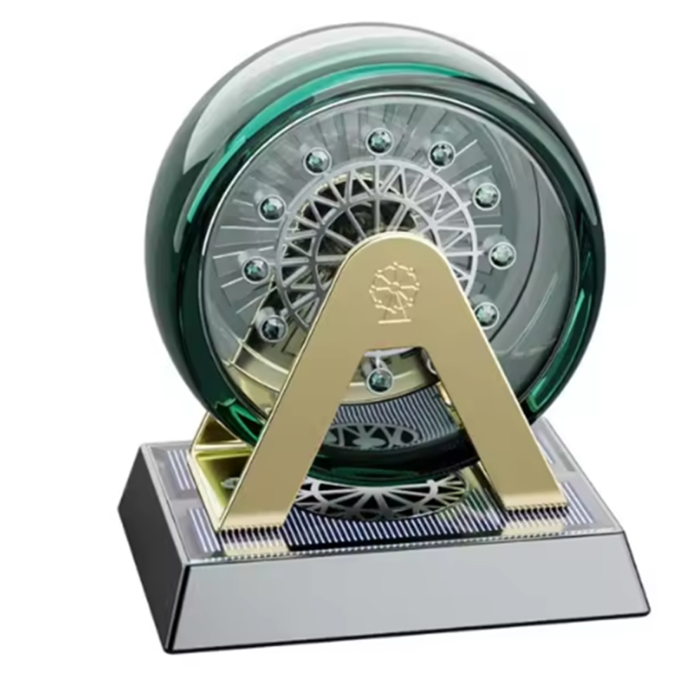 Solar Energy Wheel Roller Gyroscope Relieve Stress Reducing Toys 4853635852348