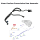 Auto-dampfilter purgeklep slangassemblage DG9Z-9D289-PPL voor 4
