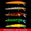 Kit de leurres 43/48/56 pièces, 20,010,010,0 cm multicolore 14