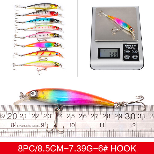 Kit de leurres 43/48/56 pièces, 20,010,010,0 cm multicolore 1