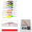 Kit de leurres 43/48/56 pièces, 20,010,010,0 cm multicolore 4