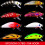 Kit de leurres 43/48/56 pièces, 20,010,010,0 cm multicolore 11