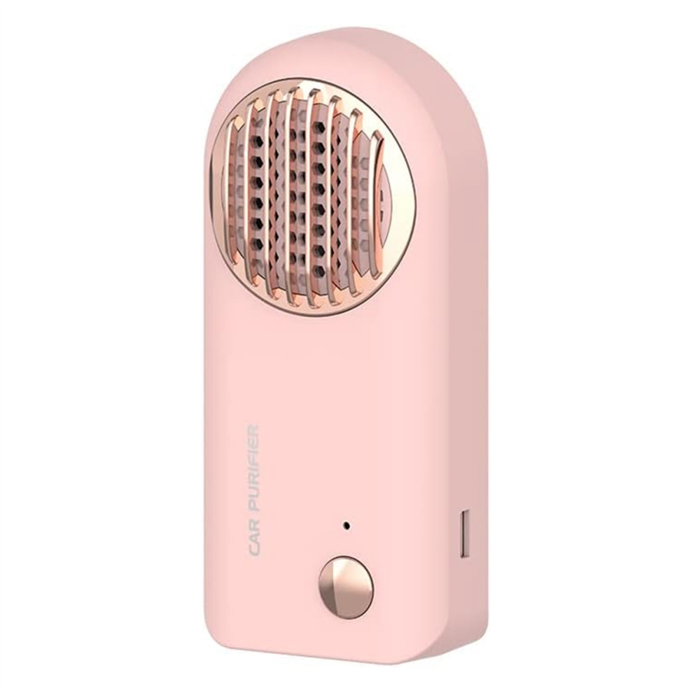 Kepptory Pink Car Odor Eliminator Purifier Smart Usb Deodorizer
