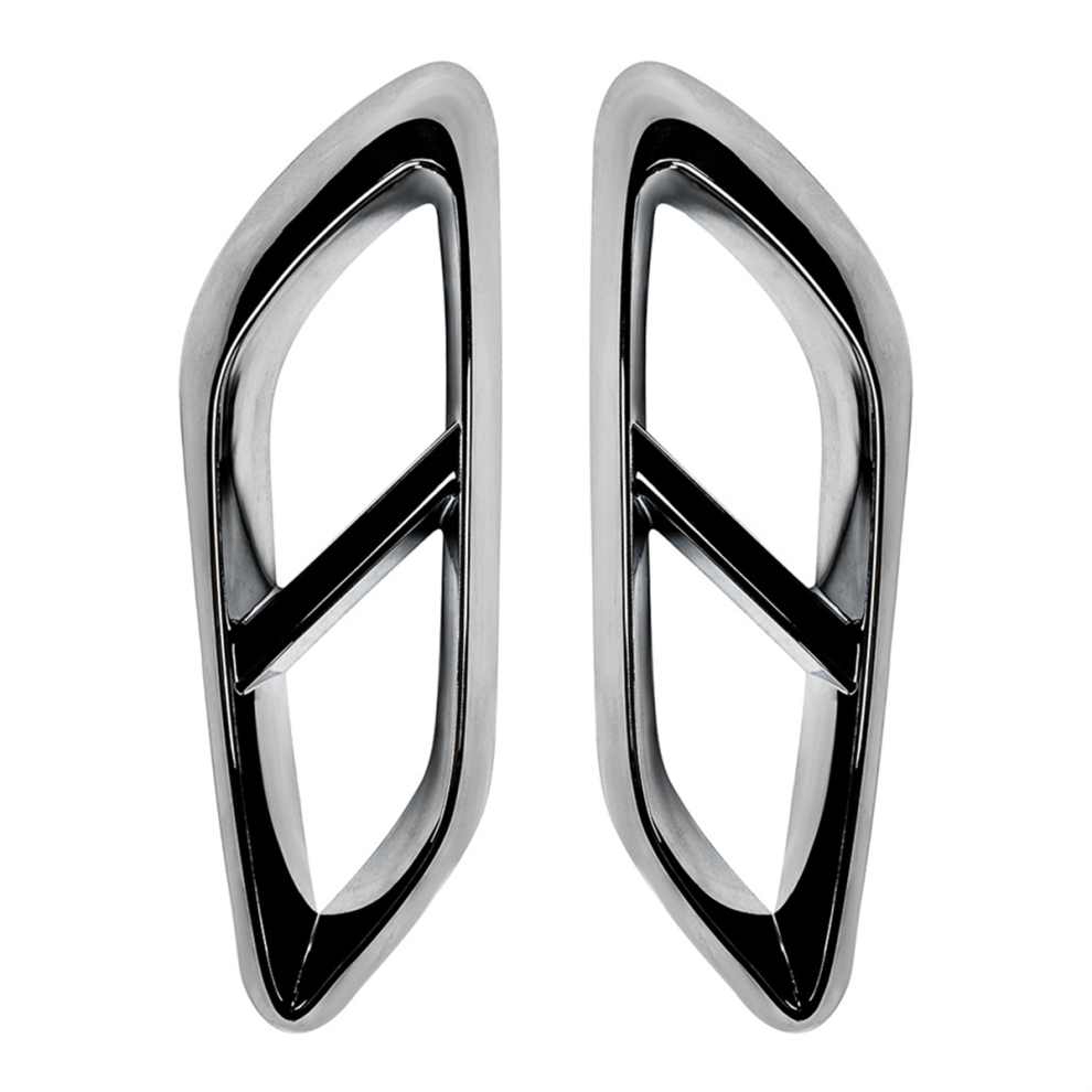 Car Tail Throat Decor Frame For Silver 4853635876429