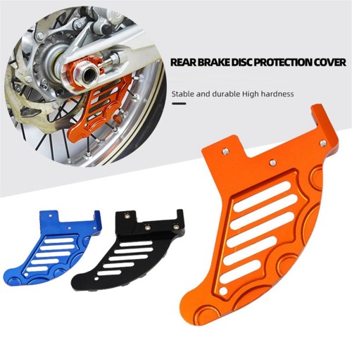 Black Rear Brake Disc Guard Protector For 2