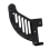 Black Rear Brake Disc Guard Protector For 6