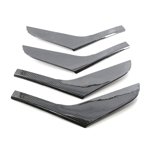 Carbon Style Set of Interior Door Trim for Pull Handle 1